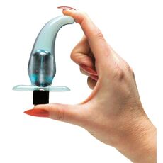 Vibrator Anal Seven Creations »Blue Slimline« 11 cm - Albastru