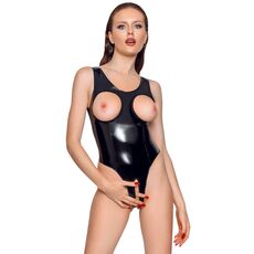 Body Femei Latex Look Boobs#