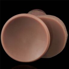 Dildo XXL 9'5" Dual Layered Platinum Silicone [ 24,6 cm x 7 cm ] - detaliu finisaj