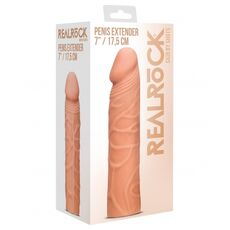 Prelungitor Penis RealRock &raquo;Penis Extender&laquo; 17,5 cm - Natural