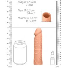 Prelungitor Penis RealRock &raquo;Penis Extender&laquo; 17,5 cm - Natural