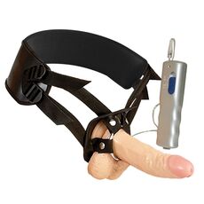 Vibrator Strap-On You2Toys &raquo;Gigolina&laquo; 22 cm - Natural