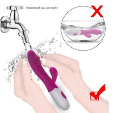 Vibrator Snappy Pink rezistent la apa curatare sub robinet waterproof