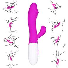 Vibrator rabbit Snappy Pink 8 moduri utilizare dubla stimulare clitoris punct G