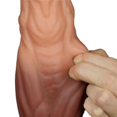 Dildo Lovetoy 'Monster Nature" 24,5 cm - Natural - detaliu finisaj
