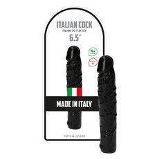Dildo Toyz4Lovers "Zeno Negru" 16,5 cm - Negru