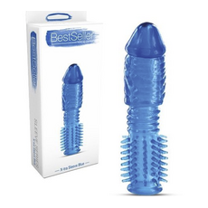 Prelungitor Penis Toyz4Lovers &raquo;X-TRA Sleeve Blue&laquo; 14 cm - Albastru