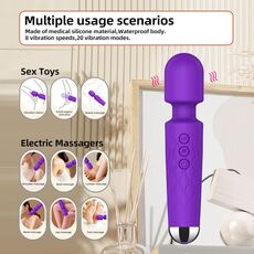Vibrator Stimulator HAOOY »Senzual« 20 cm - Violet