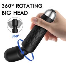 Vibrator Stimulator HAOOY »Senzual« 20 cm - Negru