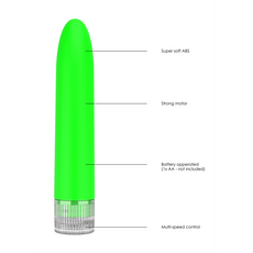 Vibrator Luminous »Eleni« 14 cm - Verde