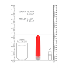 Vibrator Luminous »Eleni« 14 cm - Rosu