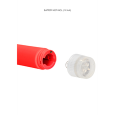 Vibrator Luminous »Eleni« 14 cm - Rosu