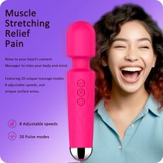 Vibrator Stimulator HAOOY »Senzual« 20 cm - Roz