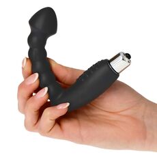 Vibrator Prostata Toyz4Lovers &raquo;Insider Pearls&laquo; 15 cm - Negru
