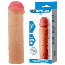 Prelungitor Penis Pretty Love &raquo;Nile&laquo; 22,5 cm - Natural