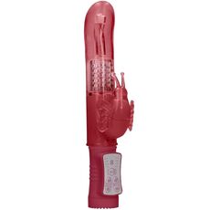 Vibrator Shots Toys »Butterfly« 22,8 cm - Rosu