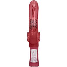 Vibrator Shots Toys »Butterfly« 22,8 cm - Rosu