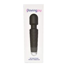 Aparat Masaj Loving Joy »Wand Vibrator« 20 cm - Negru