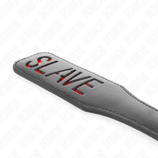 KINK Slave paleta piele ecologica 32 cm maner ergonomic impact controlat BDSM spanking