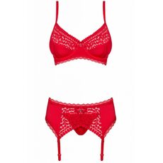 Set 3 Lenjerie Intima Jolierose Obsessive - Rosu