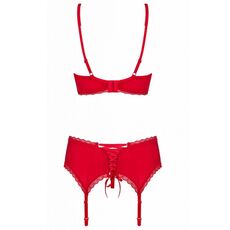 Set 3 Lenjerie Intima Jolierose Obsessive - Rosu