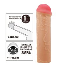 Prelungitor Penis Pretty Love &raquo;Nile&laquo; 22,5 cm - Natural