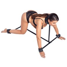 Sistem imobilizare ZADO &raquo;Spreader Bar Kit Bondage&laquo; Negru