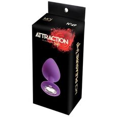 Butt Plug Anal Attraction "Pleasure Toys" 9,5 cm - Violet##