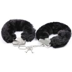Catuse Plus Loving Joy "Furry Handcuffs" Negru##