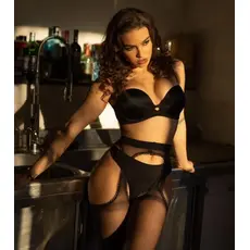 Dres cu Decupaje Leg Avenue 1904 - Negru