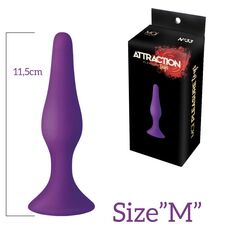 Butt Plug Anal Attraction "Pleasure Toys" 12 cm - Violet