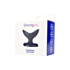 Butt Plug Dilator Loving Joy "Expanding" 10 cm - Negru##