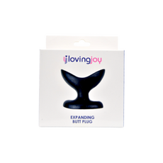 Butt Plug Dilator Loving Joy "Expanding" 10 cm - Negru##