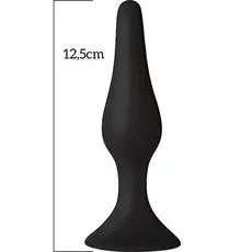 Butt Plug Anal Attraction "Pleasure Toys" 12 cm - Negru##