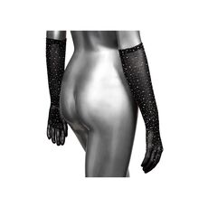 Manusi Lungi Negre Calexotics, Radiance - Negru