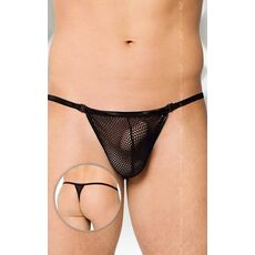 Chiloti barbati tanga plasa neagra Softline S-L