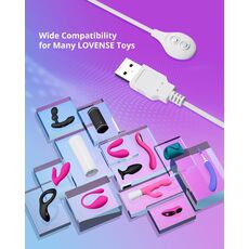 Cablu incarcare »Lovense« pentru Lush 3, Max 2, Nora, Osci 2, Mission, Ferri, Edge 2, Diamo, Hush si Gush