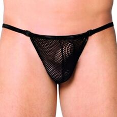 Chiloti barbati tanga plasa neagra Softline S-L