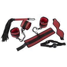 Set Bondage Bad Kitty "Fetish Set" 5 Piese - Rosu##
