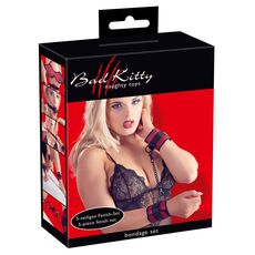 Set Bondage Bad Kitty "Fetish Set" 5 Piese - Rosu