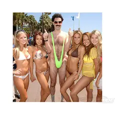 Body chiloti barbati  Blue Line Mankini Verde Neon S-L