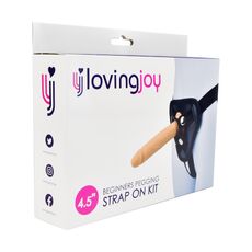 StrapOn Femei Loving Joy &raquo;Beginners Pegging&laquo; 11,5 cm - Natural