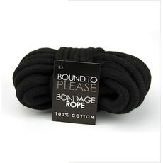 Sfoara Bondage Bound to Please 10 Metri - Negru