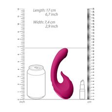 Vibrator VIVE »Miky Pulse-Wave & Flickering Silicone« 12 cm - Roz