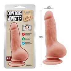 Dildo Chisa Novelties "Covetous Monster" 18 cm - Natural##