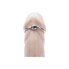Inel cu bila metalica "Bound To Please" Argintiu##