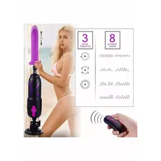 Masina de sex portabila Hismith »Premium Travel« Negru