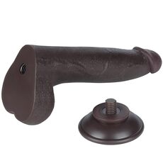 Dildo Realistic  8.5" Lovetoy "Sliding Skin Dual Layer Dong" 22 cm - Maro##