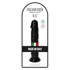 Dildo Realistic Italian Cock "Amedeo" 16.5 cm - Negru