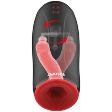 Masturbator JAMYJOB "Swing Tech-R" 13,5 cm - Negru##